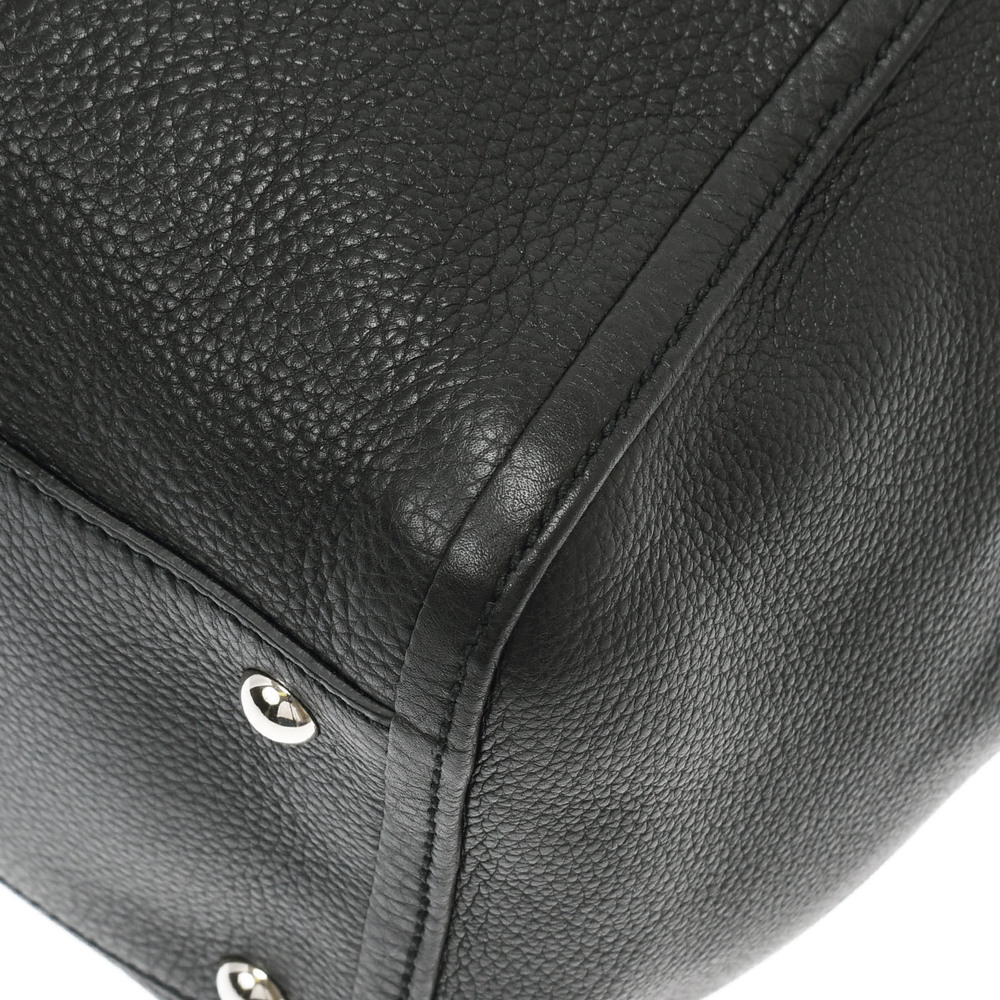 Gucci Soho Interlocking GG Tote Bag Black Leather Handbag - Picture 8 of 9
